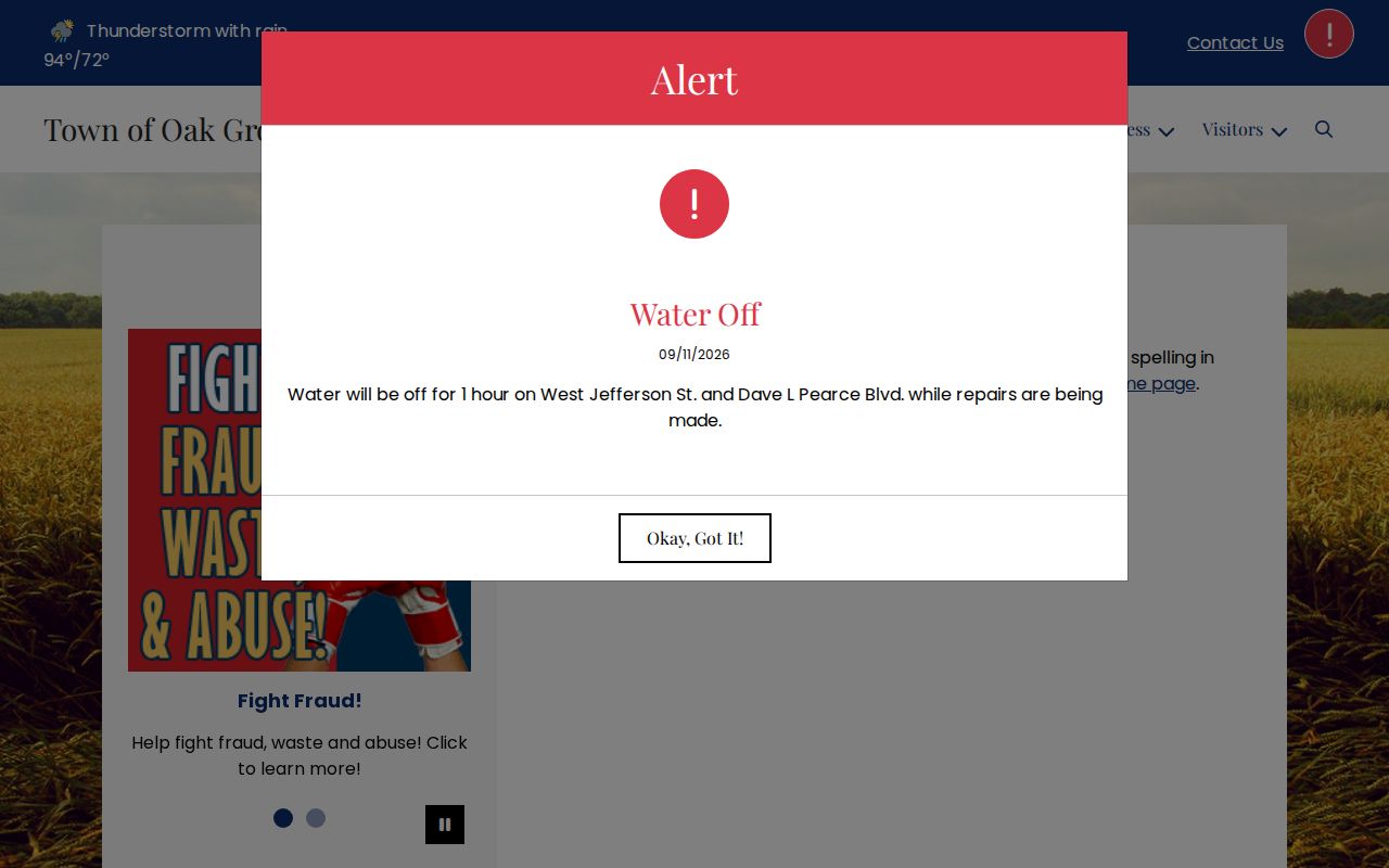 West Carroll Parish warrant records: Oak Grove Municipal Court jurisdiction
